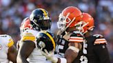 Steelers act fast after Myles Garrett picks up Kenny Pickett’s helmet
