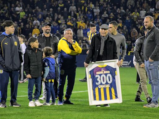 Miguel Ángel Russo será estatua luego de dirigir a Rosario Central en 300 partidos: el hombre que dio toda la vuelta y sigue de pie