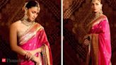 Anant Ambani-Radhika Merchant wedding: Alia Bhatt sizzles in hot-pink 160-year-old saree