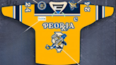 The Peoria Rivermen have a new one-game re-brand. Here's a look at the specialty jersey and logo