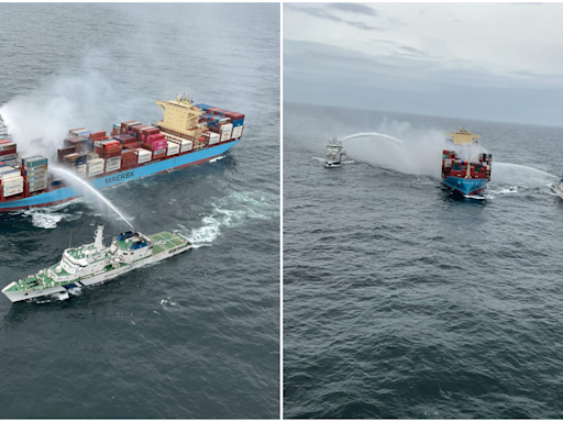 Maersk Frankfurt Fire: Rescue Operation Led By Indian Coast Guard Enters 5th Day; Major Fires Doused - VIDEO