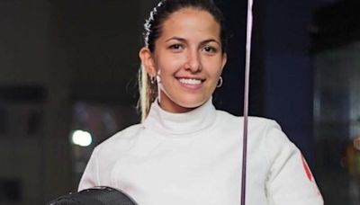 María Luisa Doig fue derrotada en su primer combate de esgrima en los Juegos Olímpicos de París 2024