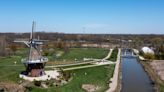 The last windmill to leave the Netherlands sits on this 36-acre park in Michigan