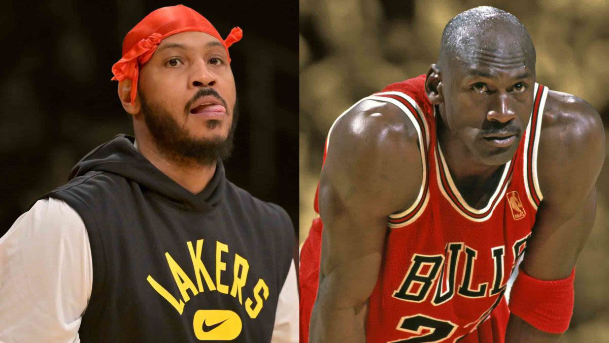 Carmelo Anthony agrees with Dwyane Wade that nobody can pass Michael Jordan: "He brought something different to the game of basketball"