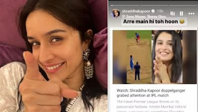Shraddha Kapoor's Doppelganger At IPL Match Goes Viral; Actress Shares A Witty Reaction