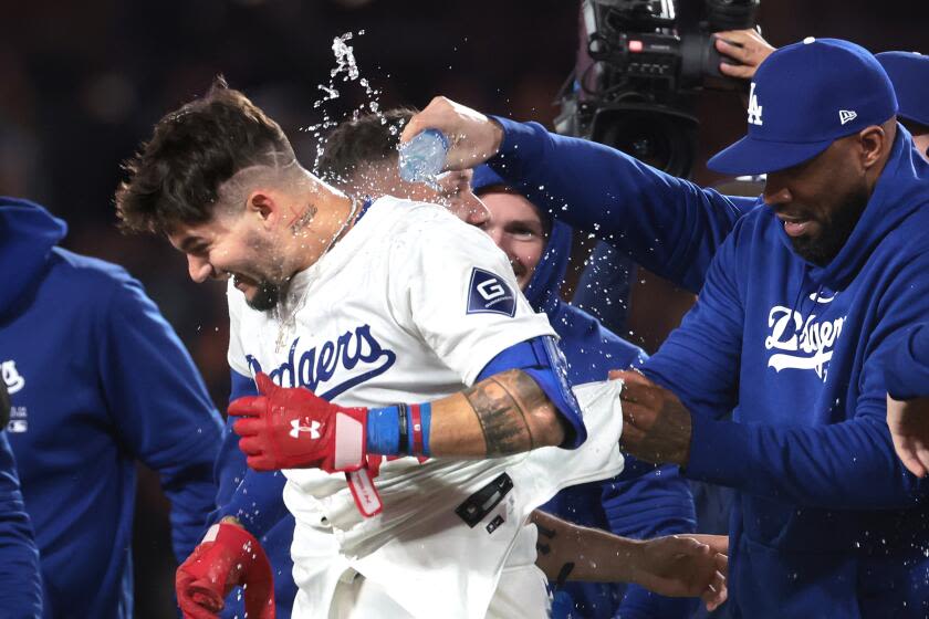 Andy Pages caps four-hit night with a walk-off single in Dodgers' win over Braves