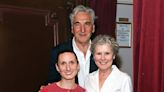 Imelda Staunton is supported by her husband Jim Carter at press night