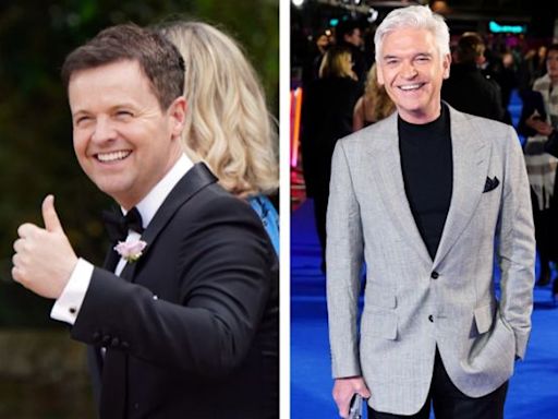 Phillip Schofield hints at TV comeback as he's spotted dining with Dec Donnelly