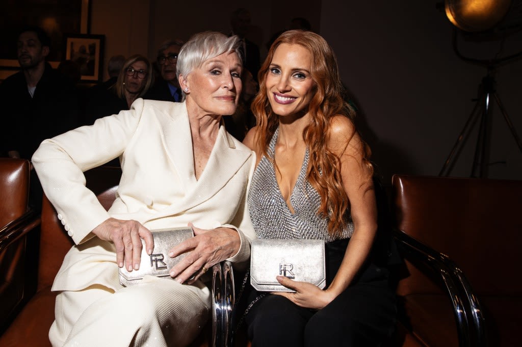 Celebrities Front Row at Ralph Lauren Fall 2024: Jessica Chastain, Kerry Washington and More