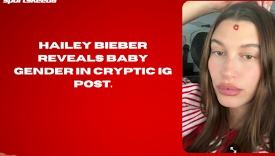 Hailey Bieber reveals baby gender in cryptic IG post.