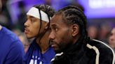 Kawhi Leonard practices with Clippers, but status for Game 1 is unclear