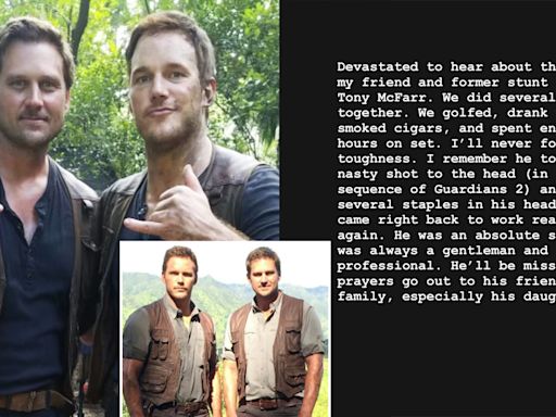 Chris Pratt “Devastated” At News Of Stunt Double Tony McFarr’s Death