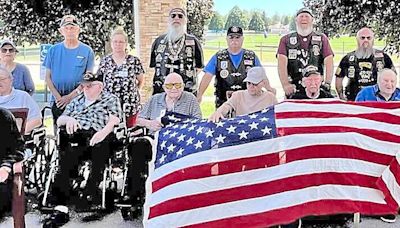 Riders visit veterans