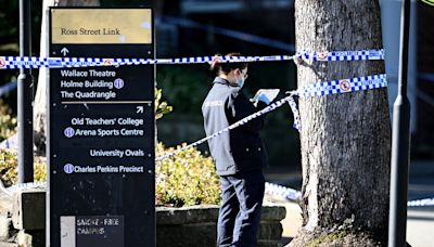 Sydney university stabbing triggers lockdown as boy, 14, arrested