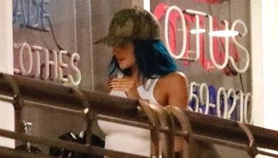 Kylie Jenner Revives 'King Kylie' with Blue Hairstyle During Night Out in L.A.