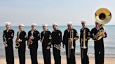 Navy's 'Side Boys' in Monroe as part of Navy Week in Detroit area