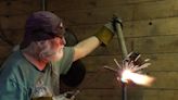 Burlington blacksmith crafts sculptures, furniture, tools, and more