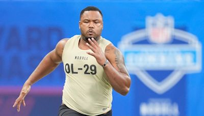 Buffalo Bills OT Tylan Grable dominated OL testing at NFL Combine