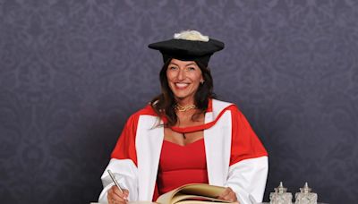 Davina McCall ‘chuffed’ with honorary degree for championing women’s health