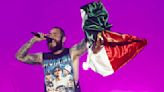 Post Malone arrasa con su primer concierto en México luciendo camiseta de Peso Pluma