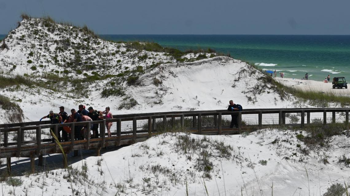 'Water Closed' after two shark attacks reported on Florida Panhandle, sheriff says