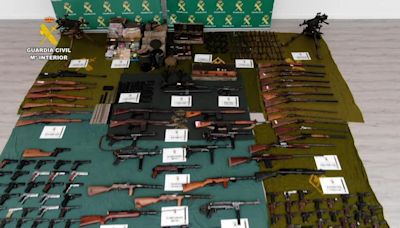 Incautación de 190 armas y y más de 17.000 cartuchos de diversos calibres en la Comarca de Pamplona