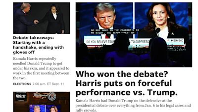 Debate Donald Trump-Kamala Harris: a quién dieron por ganador los medios de EE.UU. y qué arrojaron las primeras encuestas