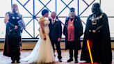 Superhero wedding: Batman and Wonder Woman tie knot at Capital City Comic Con