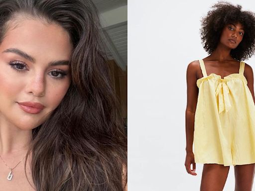 BRB, running to buy Selena Gomez’s butter yellow birthday playsuit