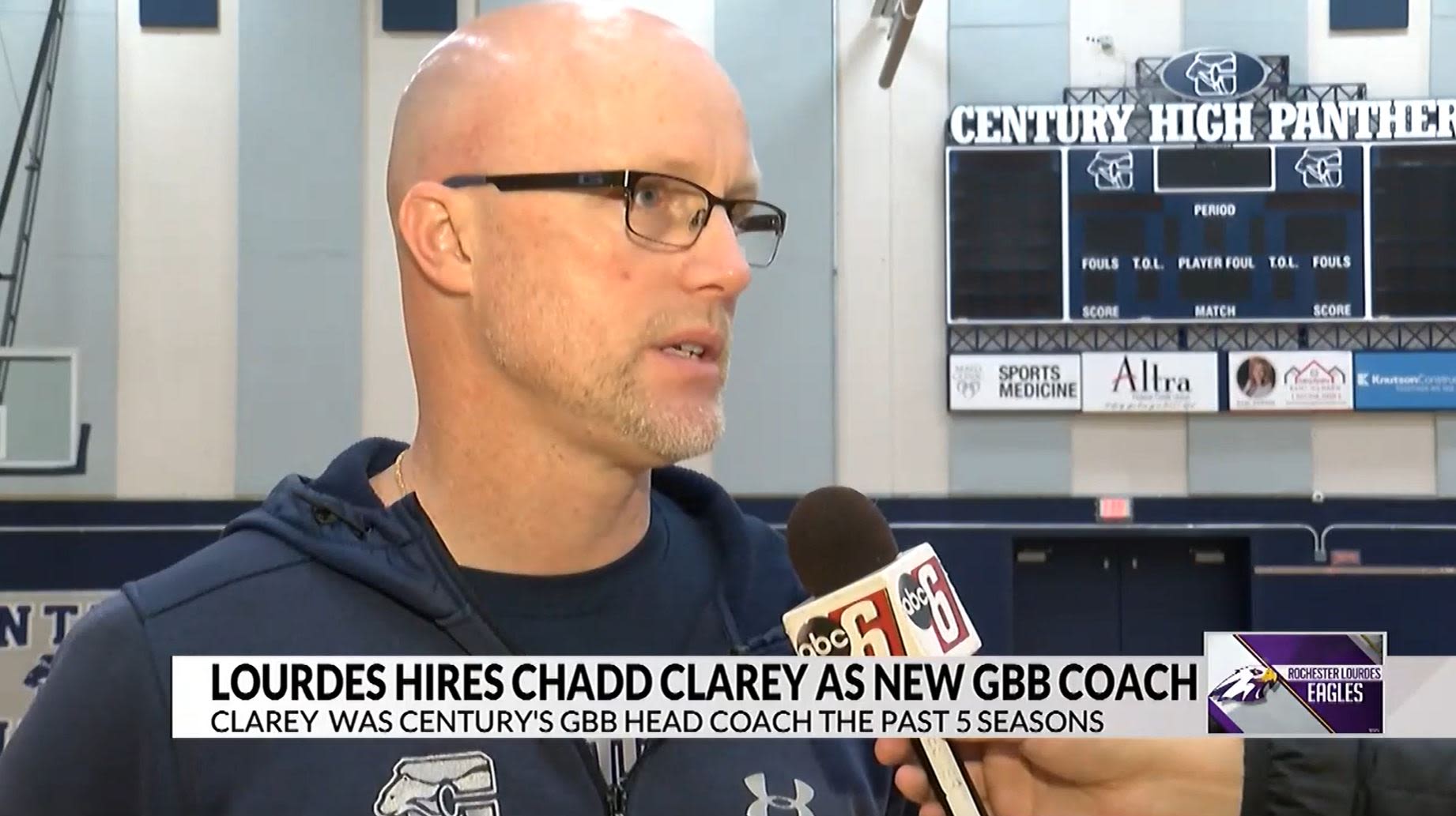 Lourdes hires Chadd Clarey as new girls basketball head coach