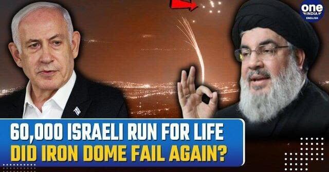 Shocking Video: 60,000 Israel Run For Life Amid Hezbollah's 80 Katyusha Rocket Blitz In 7 Locations