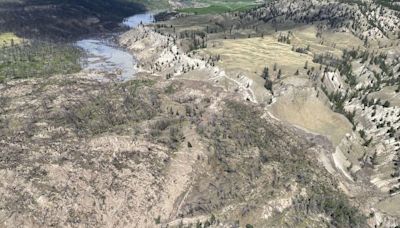 Man runs over moving ground to narrowly escape landslide along B.C. river: rescuer