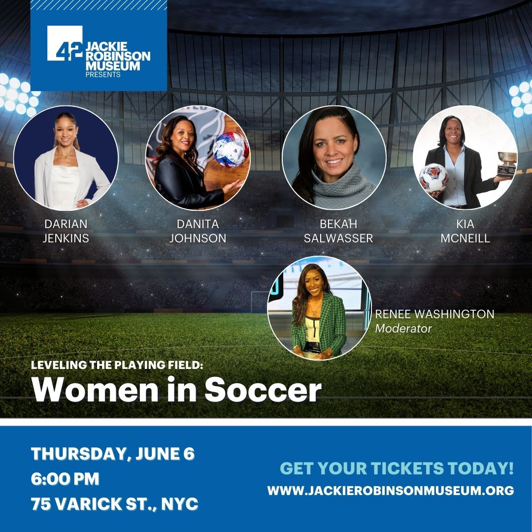 Jackie Robinson Museum to host 'Leveling The Playing Field: Women in Soccer'