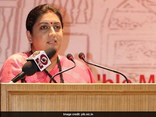 Union Minister Smriti Irani Trails In Amethi, Congress Candidate Leads