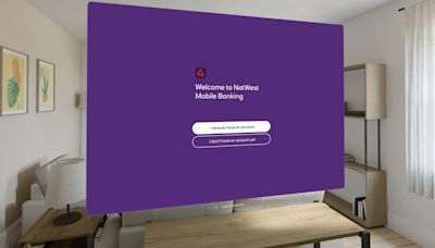 NatWest makes banking app available on Apple’s Vision Pro headset