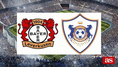 Leverkusen 3-2 FK Qarabag: resultado, resumen y goles