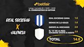 Real Sociedad vs. Valencia CF: Combipartido de Betfair a cuota 14.0