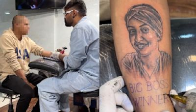 VIDEO: Fan Gets BB OTT 3's Vada Pav Girl Aka Chandrika Dixit's Face Inked On His Arm, Netizens Call It 'Cringe'