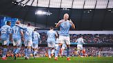 Erling Haaland nets four goals as Man City routs Wolves 5-1 to stay in control of Premier League title race