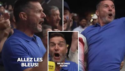 First Dates star Fred Sirieix goes wild as he watches rugby sevens with fans