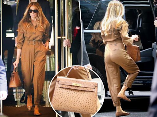 Melania Trump wears four-figure jumpsuit and $15K Hermès bag in first sighting since Donald Trump conviction