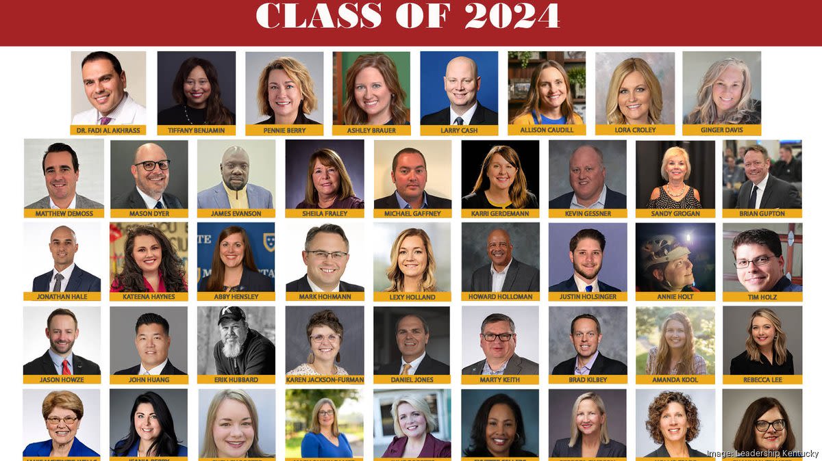 These are the Louisville members of Leadership Kentucky's next class - Louisville Business First