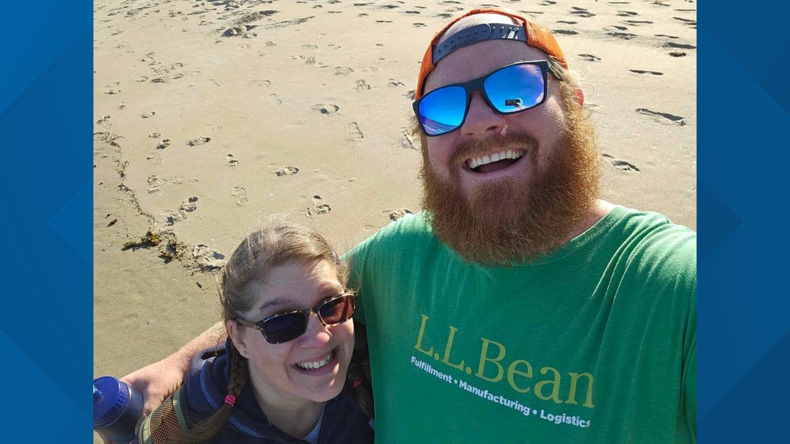 'I just sunk like a rock': Woman swallowed up to her hips in sand at Popham Beach