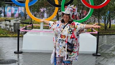 JO 2024: sept éditions au compteur et un look tape-à-l'œil... Vivianne Robinson, la fan la plus hardcore des Jeux olympiques