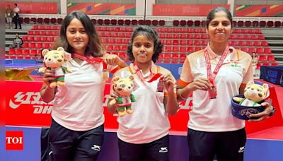 Indian women's TT team bags bronze at BRICS Games | More sports News - Times of India