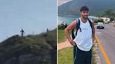 Italian basketball star claims to be ‘10ft alien’ filmed on Brazil cliff