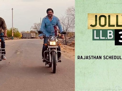 Akshay Kumar and Arshad Warsi wrap up the Rajasthan shoot schedule of 'Jolly LLB 3'