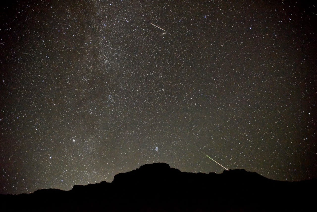 Multiple meteor showers will collide under dark skies this week