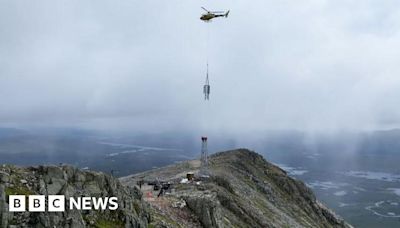 Glen Coe phone mast site 'UK's highest'