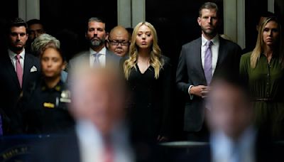 Tiffany Trump highlights father’s entourage for trial closings